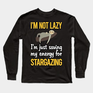 Saving Energy For Stargazing Stargaze Long Sleeve T-Shirt